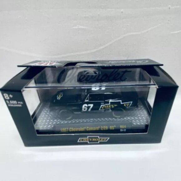 M2 Machines 1967 Chevrolet Camaro Z/28 RS Black 1:64 Die-cast Limited Model Car - Picture 13 of 13